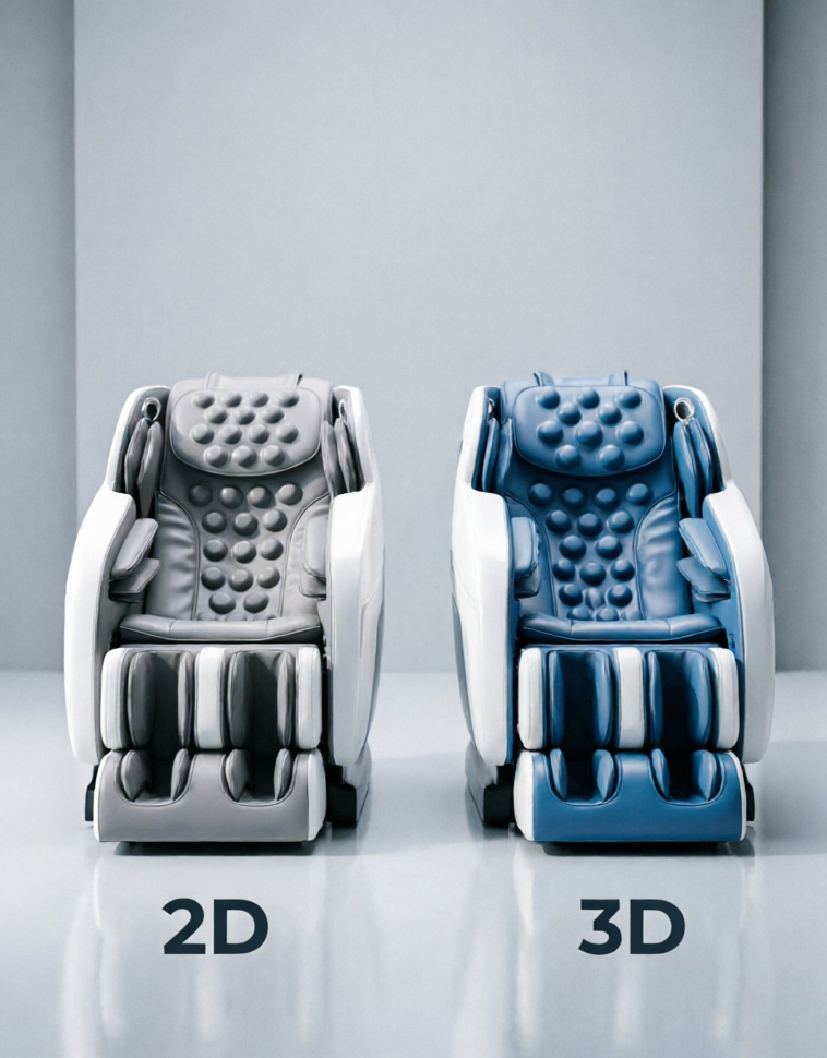 2D vs 3D Massage Chair