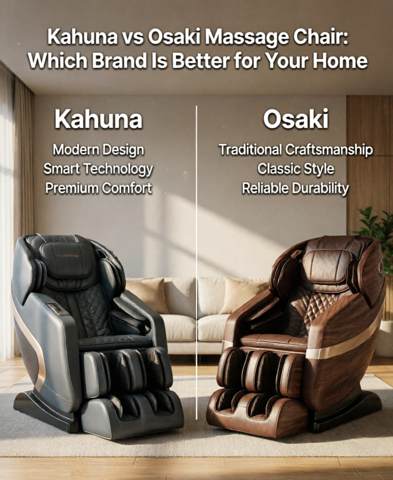 Kahuna vs Osaki Massage Chair