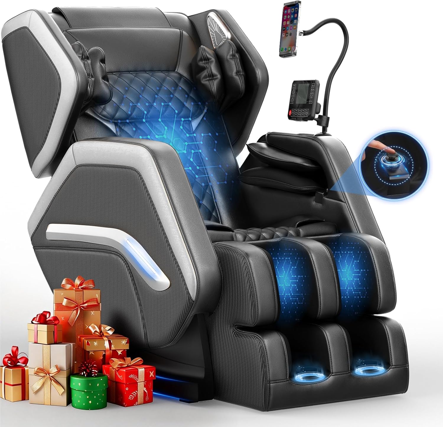 NAGLIFOR 10-Roller Massage Chair