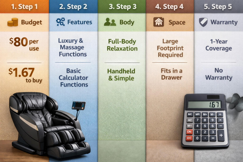 massage chair buying guide for beginners