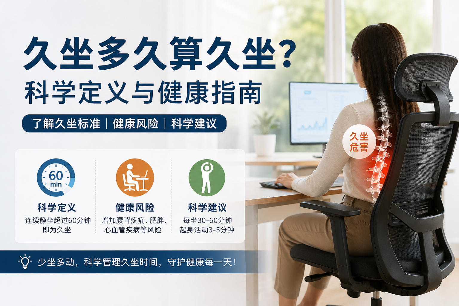 久坐多久算久坐？科学定义与健康指南