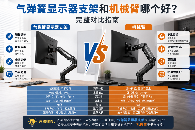 gas-spring-vs-mechanical-arm